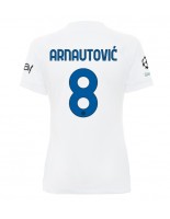 Inter Milan Marko Arnautovic #8 Vieraspaita Naisten 2023-24 Lyhythihainen